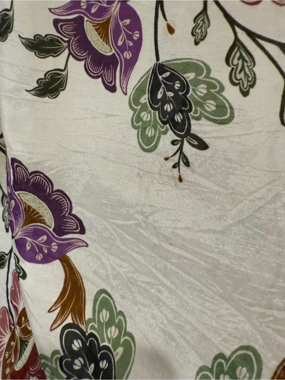 Farm Rio Cream Rococo Flowers Skirt